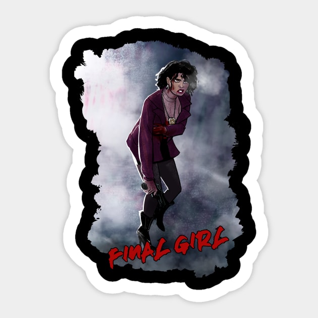 Final girl 3 Sticker by raulovsky